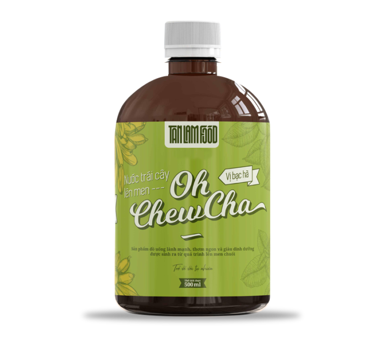 NƯỚC CHUỐI LÊN MEN VỊ BẠC HÀ