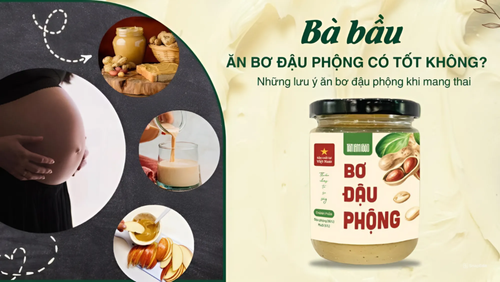 bà bầu ăn bơ đậu phộng