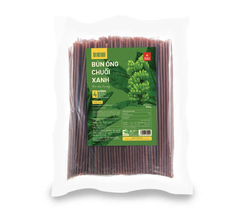 BÚN ỐNG CHUỐI XANH