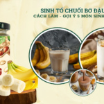 Sinh tố chuối bơ đậu phộng