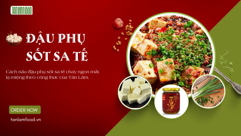 Đậu phụ sốt sa tế