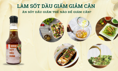 Làm sốt dầu giấm giảm cân