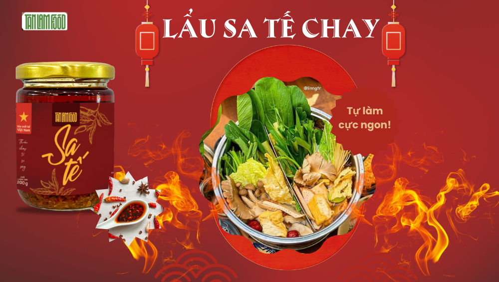 Lẩu sa tế chay